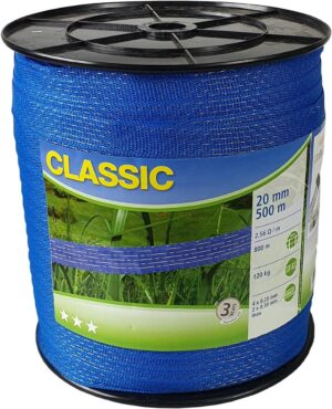CA TAŚMA OGRODZENIOWA CLASSIC 500MX20MM NIEB.