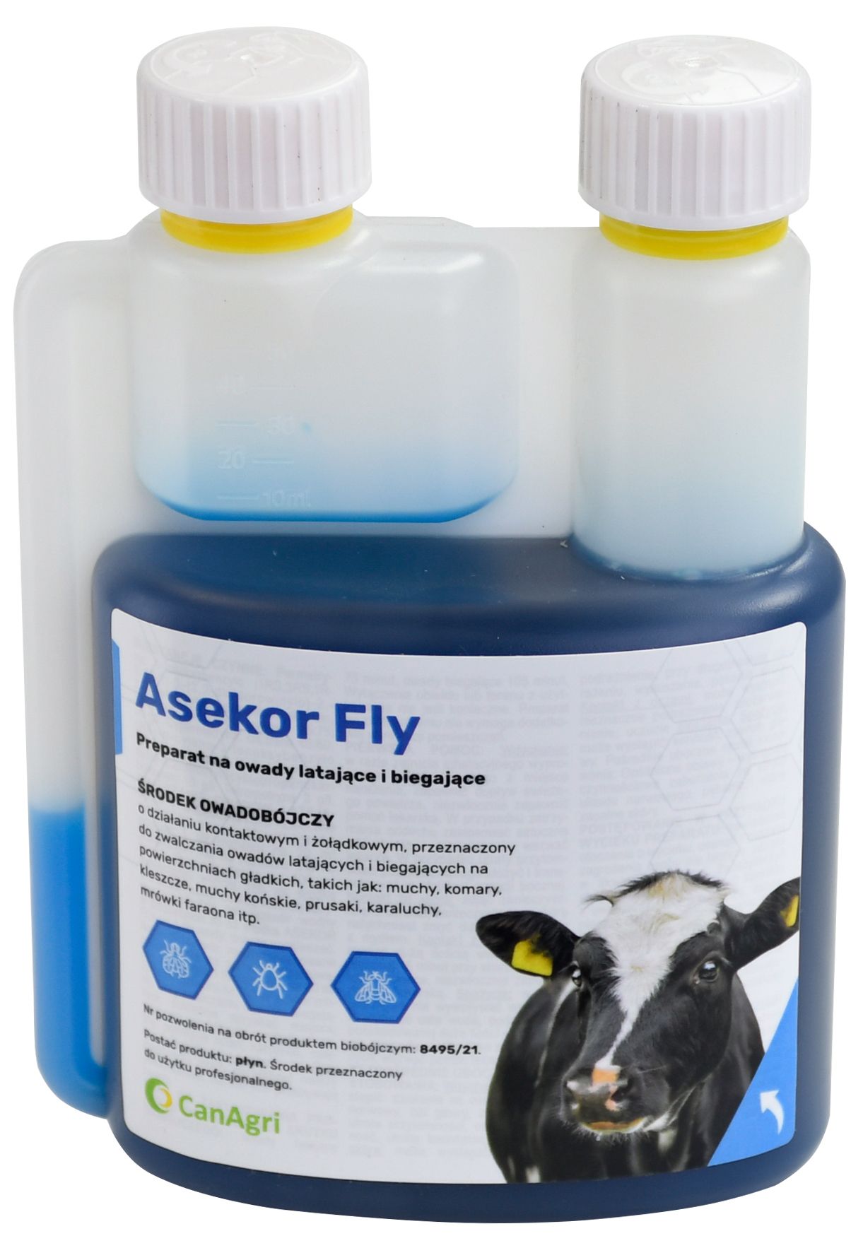 Asekor FLY niebieski 1000ml CA