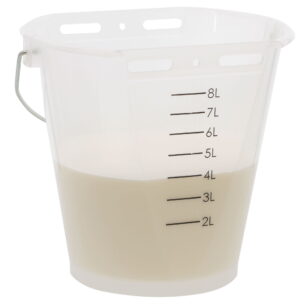 WIADERKO DO POJENIA TRANSPARENTNE 8L BEZ SMOCZKA