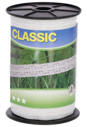 TAŚMA CLASSIC 200M 10MM BIAŁA