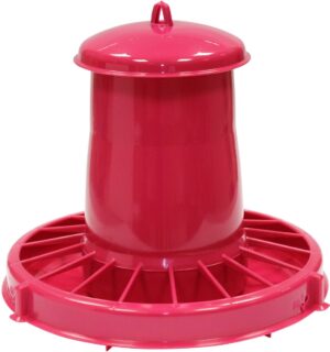 Karmidło automatyczne dla drobiu, różowe, 10,5 l, 7 kg, Novital