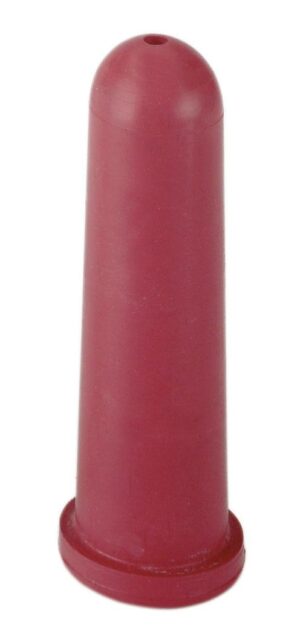 SMOCZEK GUMOWY CZERWONY Z OTWOREM