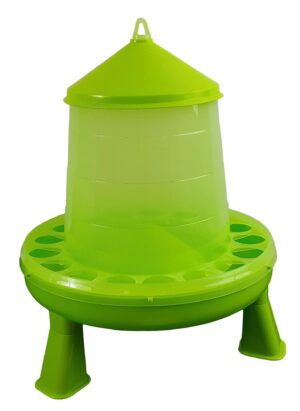 Karmidło dla drobiu, z nóżkami, 4,8 l, 4 kg, pistacjowo - zielone