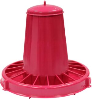 Karmidło automatyczne dla drobiu, różowe, 20 l, 15 kg, Novital