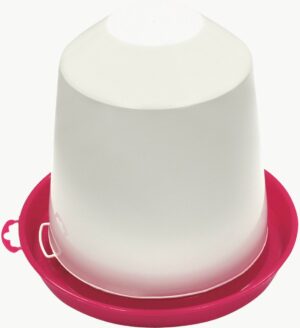 Poidło dla drobiu, 5 l, różowo-białe, Novital