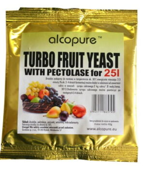 DROŻDZE GAZDOWA ALCOFRUIT TURBO