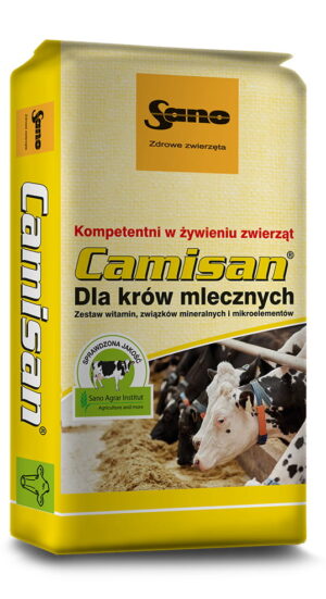 SANO CAMISAN NON GMO 25 KG witaminy dla krów, magnez mieszanka witamin dla krów