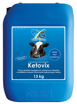 KETOVIX 13kg płynny dodatek energetyczno–witaminowo–mineralny dla krów