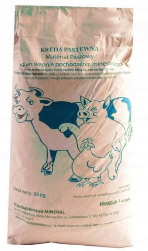 A-CALGRAN GRUBA FR. 2,0-4,0 źródło wapnia dla krów , drobiu kamyczki dla kur