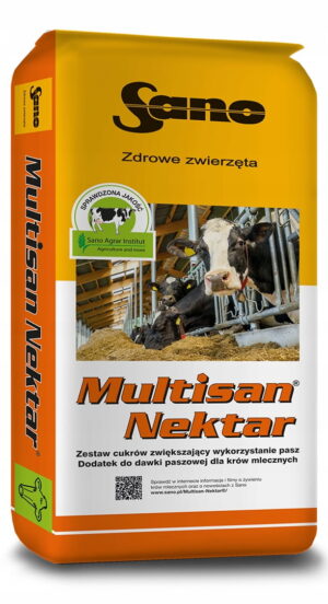 SANO MULTISAN NEKTAR NON GMO 25 KG preparat dla krów zasuszonych