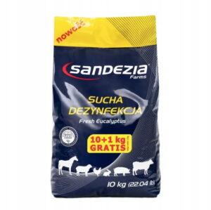 SANDEZIA 10 KG SUCHA DEZYNFEKCJA dezynfekowanie pomieszczeń