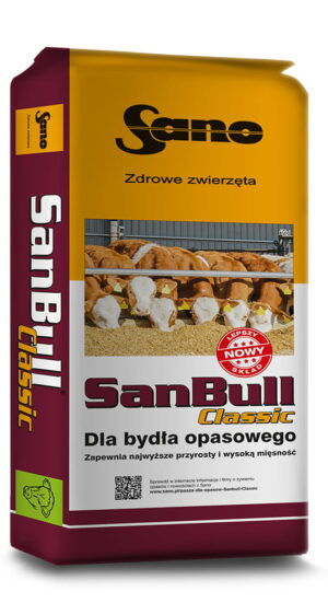 SANO SANBULL OPAS CLASSIC Z GMO 25KG koncentrat dla opasów, koncentrat dla byków