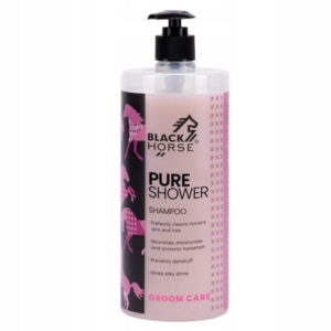 Szampon dla koni pielęgnacyjny 1 L Pure Shower Conditioning Shampoo Black Horse (1)