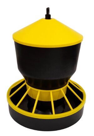 Karmidło zasypowe, automatyczne, 6 kg, czarno - żółte