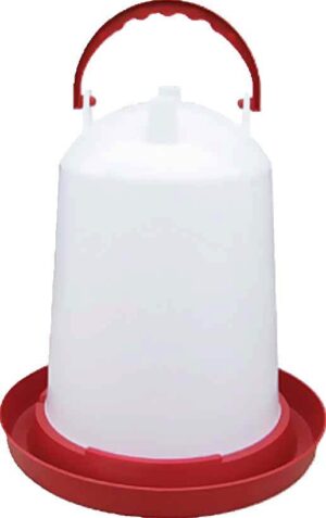 Poidło dla drobiu zakręcane, 10 l, z rączką i korkiem