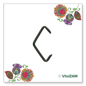 KLAMERKI NOSOWE R. 4- 100szt.