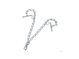 Łańcuch podwójny z karabińczykiem, 70cm
