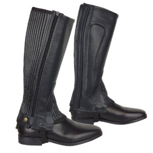 Czapsy York Emin skórzane czarne 43/41