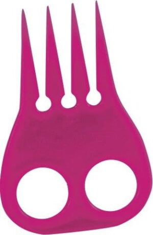 Grzebyk York do koreczków różowy