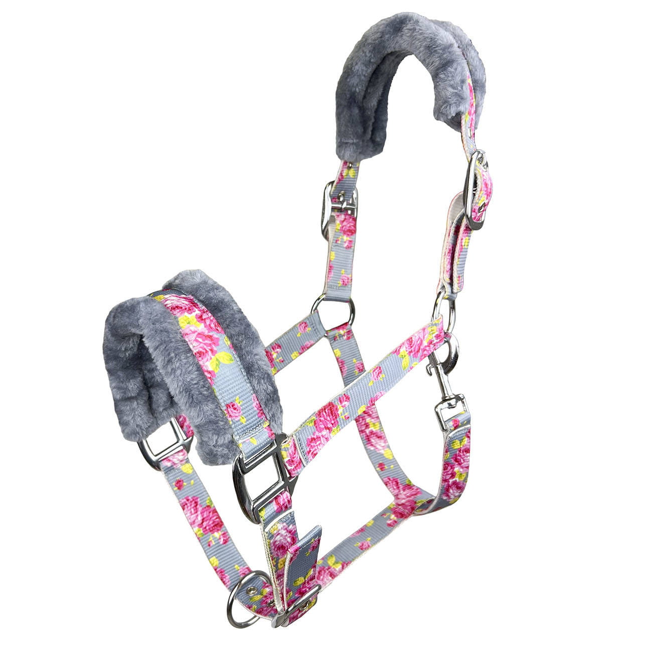 Kantar York Fleur szary Cob