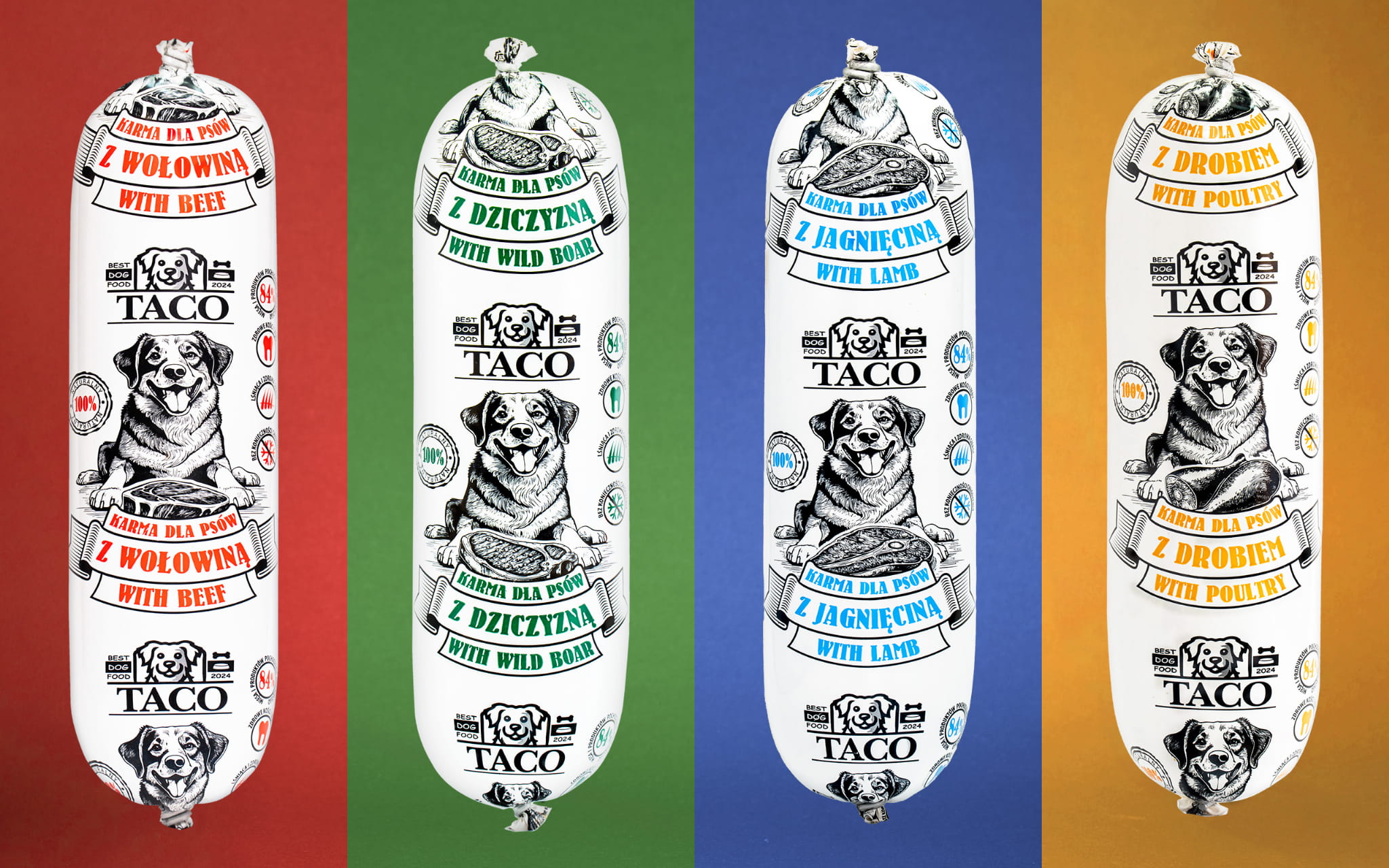 baton dla psów TACO drobiowy 1 kg